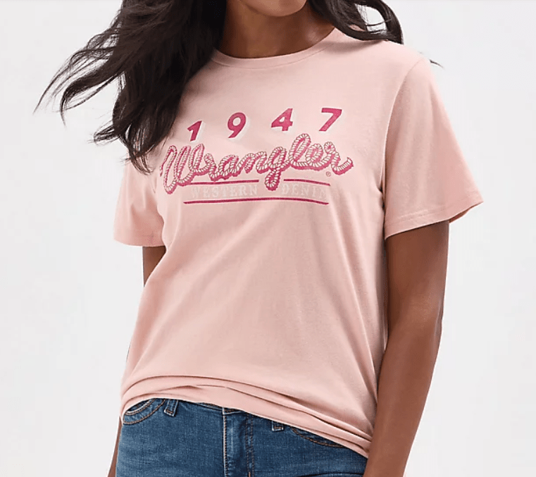 112354360 Womens Wrangler Nostalgia Logo Tee