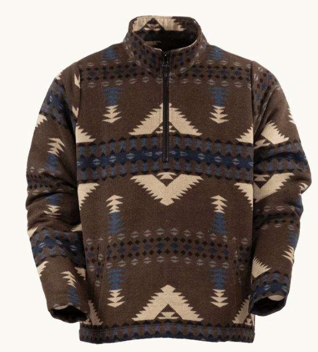 48736 Outback Mens Brown Pullover