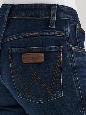 112352988-Wrangler Womens Riding jean- Back pocket