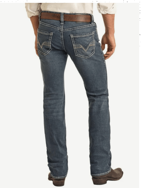 BM1RD04256 R&R Mens jeans-BACK