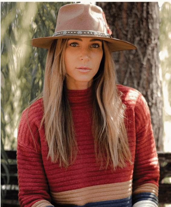 Outback Swan Wool Hat- Sand 1